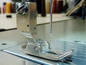 a sewing machine