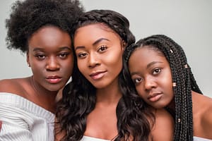 three pretty ladies